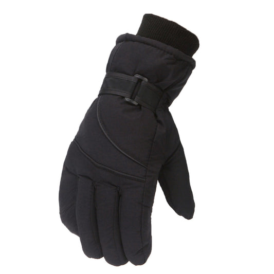 IDALL Ski Gloves Waterproof Gloves Winter Outdoor Men And Women Snow Skating Snowboarding Windproof Warm Ski Gloves Snow Gloves Winter Gloves W-Blue One Size Black