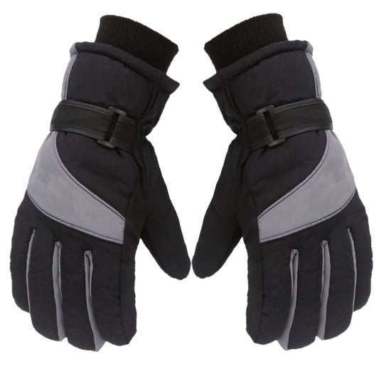 IDALL Ski Gloves Waterproof Gloves Winter Outdoor Men And Women Snow Skating Snowboarding Windproof Warm Ski Gloves Snow Gloves Winter Gloves W-Blue One Size Grey