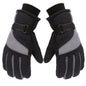 IDALL Ski Gloves Waterproof Gloves Winter Outdoor Men And Women Snow Skating Snowboarding Windproof Warm Ski Gloves Snow Gloves Winter Gloves W-Blue One Size Grey
