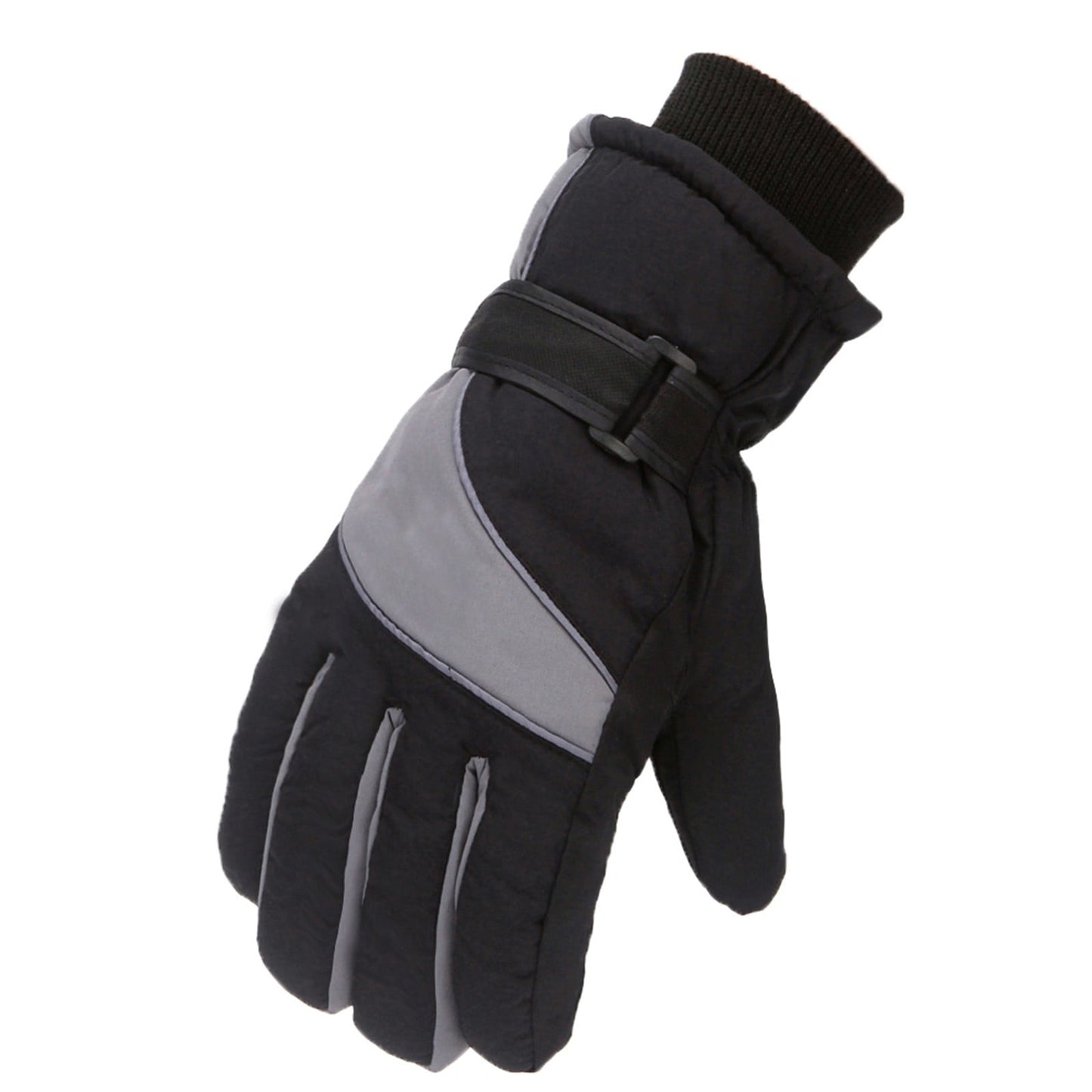 IDALL Ski Gloves Waterproof Gloves Winter Outdoor Men And Women Snow Skating Snowboarding Windproof Warm Ski Gloves Snow Gloves Winter Gloves W-Blue One Size Grey