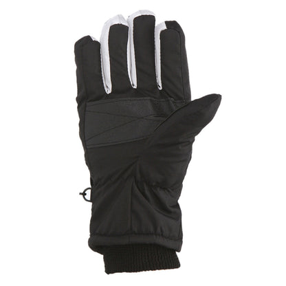 TAIAOJING Kids Winter Snow Ski Gloves Kids Winter Warm Windproof Cold Weather Outdoor Sports Gloves For Boys Girls Snow Gloves Ski Gloves One Size Z2 Black