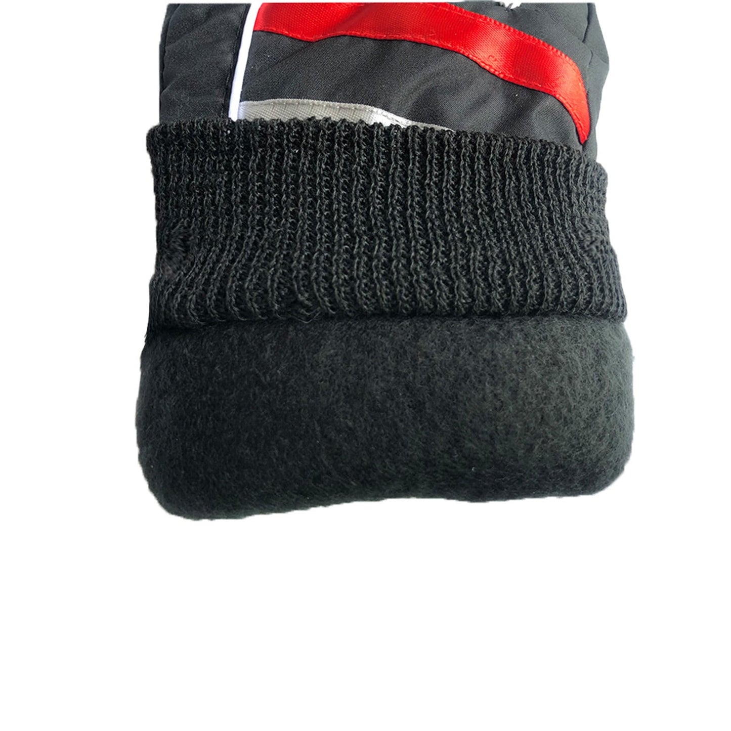 TAIAOJING Kids Winter Snow Ski Gloves Kids Winter Warm Windproof Cold Weather Outdoor Sports Gloves For Boys Girls Snow Gloves Ski Gloves One Size Z2 Black