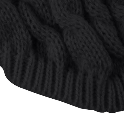 Clearance Under $5 Boovnll Dog Sweater, Winter Turtleneck Knitted Keep Warm Sleeveless Pet Clothes, Dog Clothes for Small Dog Fall Winter Dog Sweaters, (Black, S) S Black