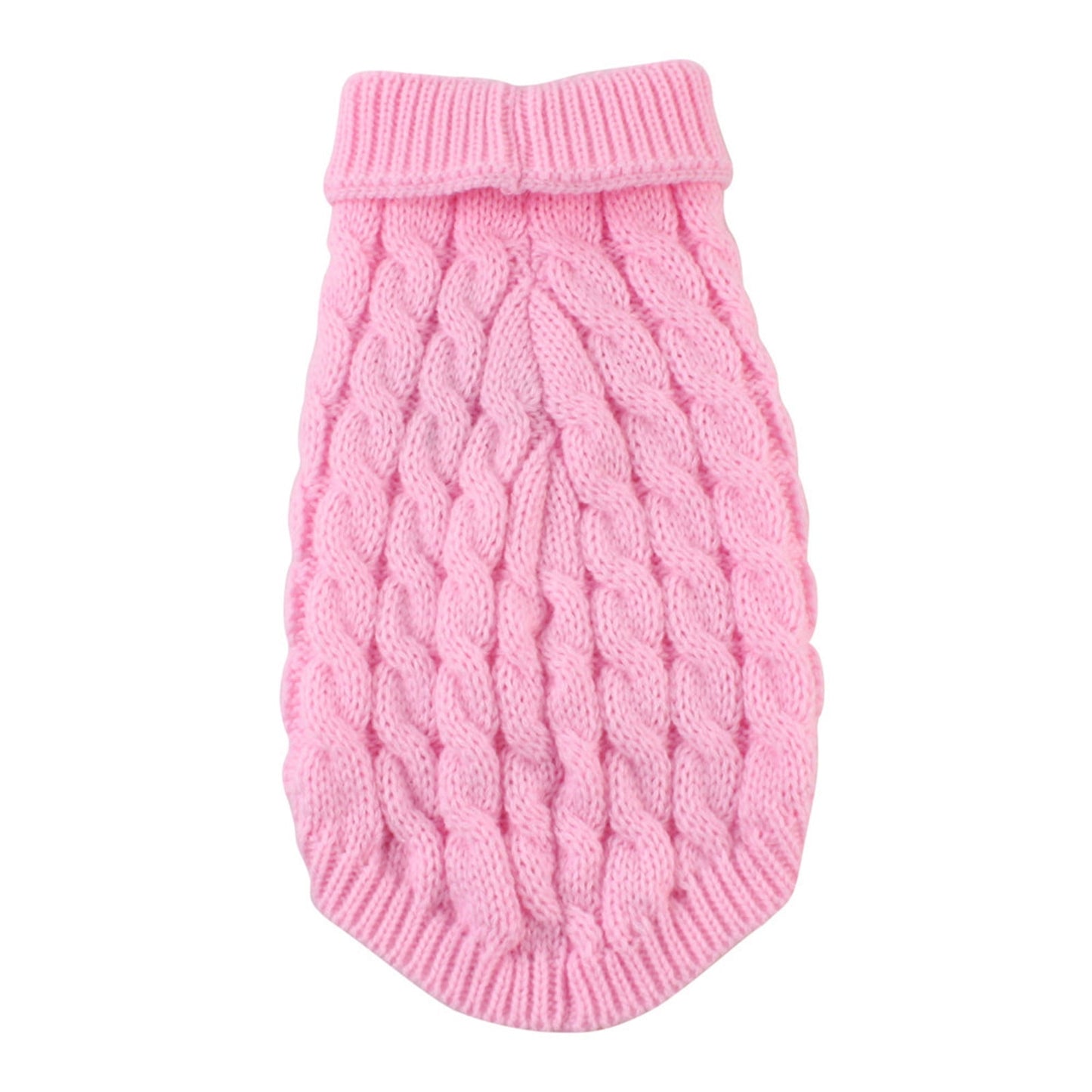 Clearance Under $5 Boovnll Dog Sweater, Winter Turtleneck Knitted Keep Warm Sleeveless Pet Clothes, Dog Clothes for Small Dog Fall Winter Dog Sweaters, (Black, S) XL Pink