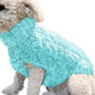 Clearance Under $5 Boovnll Dog Sweater, Winter Turtleneck Knitted Keep Warm Sleeveless Pet Clothes, Dog Clothes for Small Dog Fall Winter Dog Sweaters, (Black, S) S Sky Blue