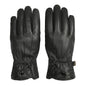 LGCASL Clearance! Mens Gloves，Gloves for Men，Mens Winter Gloves，Mens Leather Gloves Mens Winter Black Leather Gloves for Driving Dress Real Sheepskin Leather Warm Fleece Lined Gloves- 23*12cm Black