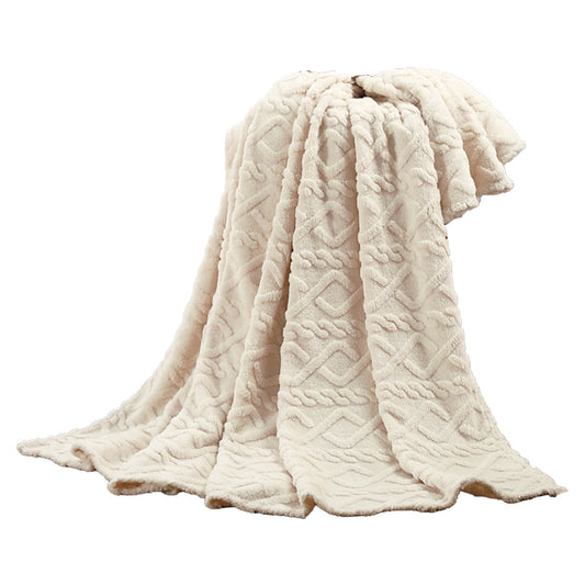 Warm Blankets for Winter, Winter Blankets Queen Size,King Blankets for The Bed, Winter Blankets Queen Size,Super Soft Throw Blankets, Silky Flannel Fleece Bed Blanket Beige