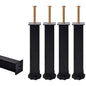 4Pcs Metal Furniture Support Legs, Adjustable Height 20 to 22cm Heavy Duty Bed Center F mj1537