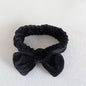 Autumn/Winter Plush Bow Headband Black