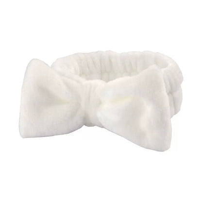 Autumn/Winter Plush Bow Headband Blue