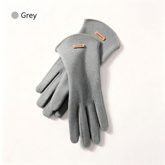 Ladies Winter Warm Cashmere Gloves DY43 Moonlight Gray