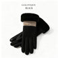 Ladies Winter Warm Cashmere Gloves DY50 Black