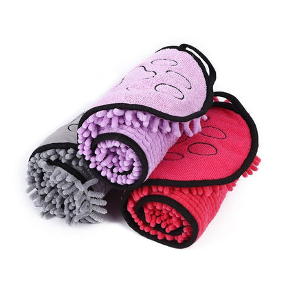 2 Pack Pet Absorbent Towel, Purple