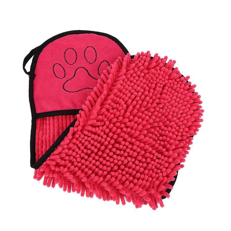2 Pack Pet Absorbent Towel, Red