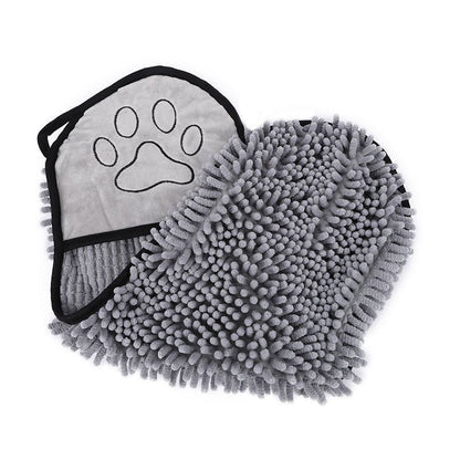 2 Pack Pet Absorbent Towel, Grey