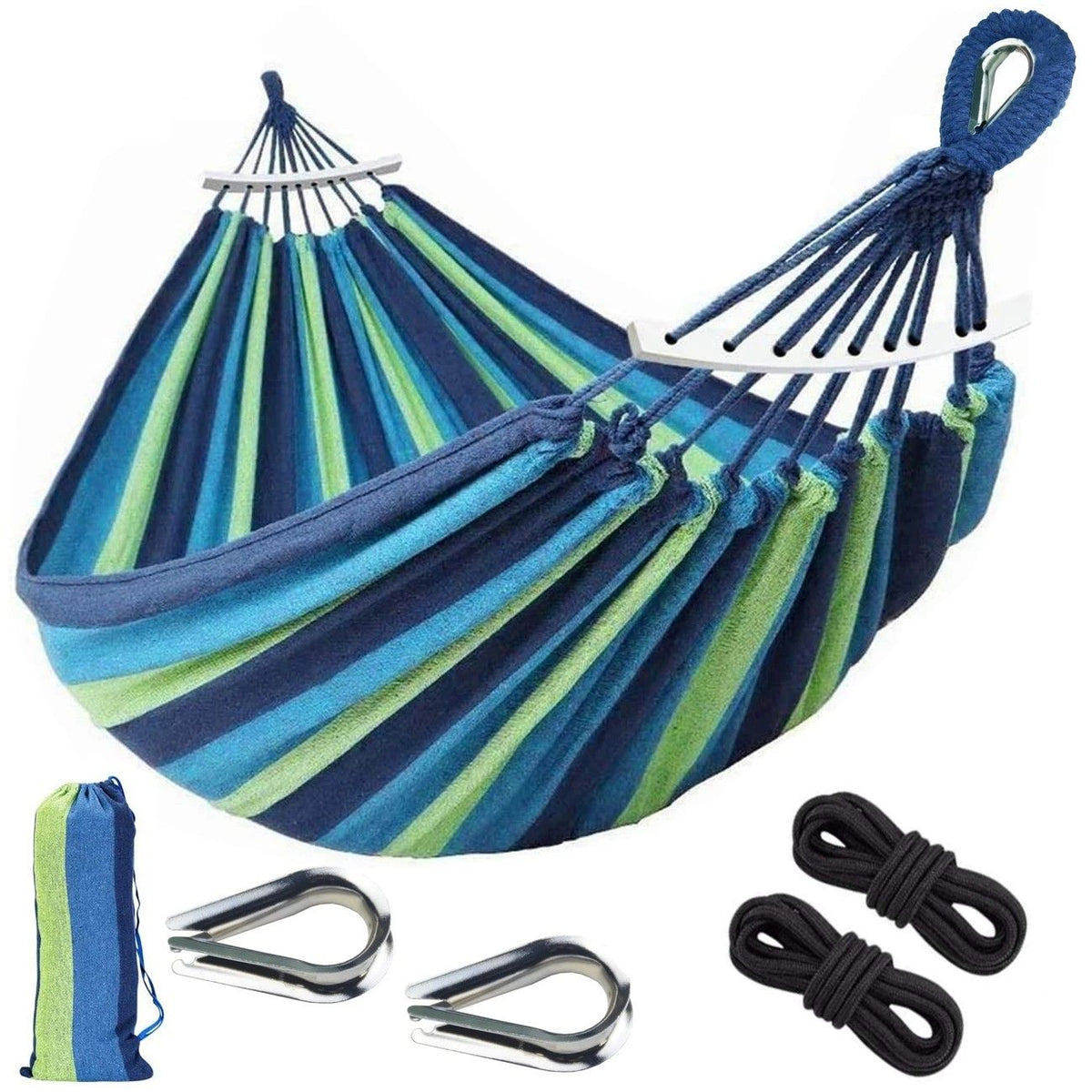 Outdoor Camping Hammock Portable Travel Swing Balance Hammock for Beach Hiking Backyard Relax Chai(2.8*1.5m  RED)