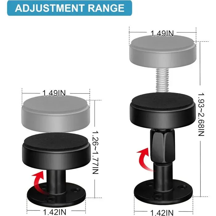 Adjustable Headboard Wall Stabilizer, 30 to 68 mm