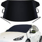 Car Windshield Cover for Ice and Snow Upgraded 600D Oxford Fabric Winter Windshield Covers for Ice Removal Winter Car Accessories for Windshield Protection Standard (75 x 42 Inches)