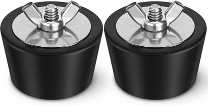 2 Pcs 1.5 to 1.75 Inch Pool Winterizing Plugs PVC/Steel Pipe Plugs Rubber Hole Stoppers for Swimming Pool Return Skimmer Winter Expansion with SS Screw Stainless Steel Bolt Heavy Duty Rubber