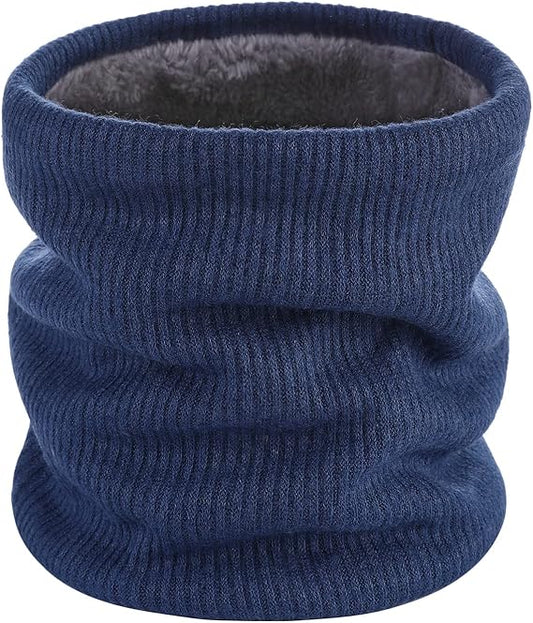 Blue Fleece Scarf for Winter Sports - Warm and Cozy Winter Accessory