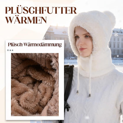 2026 New 3 in 1 Beanie Hat for Women, Upgrade Winter Balaclava Fall Winter Warm Knitted Hat Knitted Ski Scarf Mask