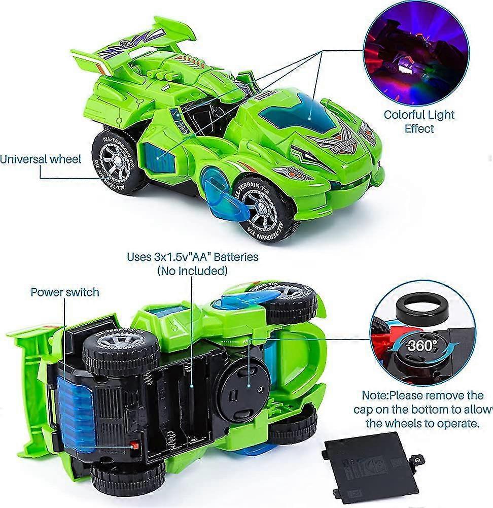 Dinosaur Transforming Car Electric Dinosaur Toys Automatic Transforming Dinosaur