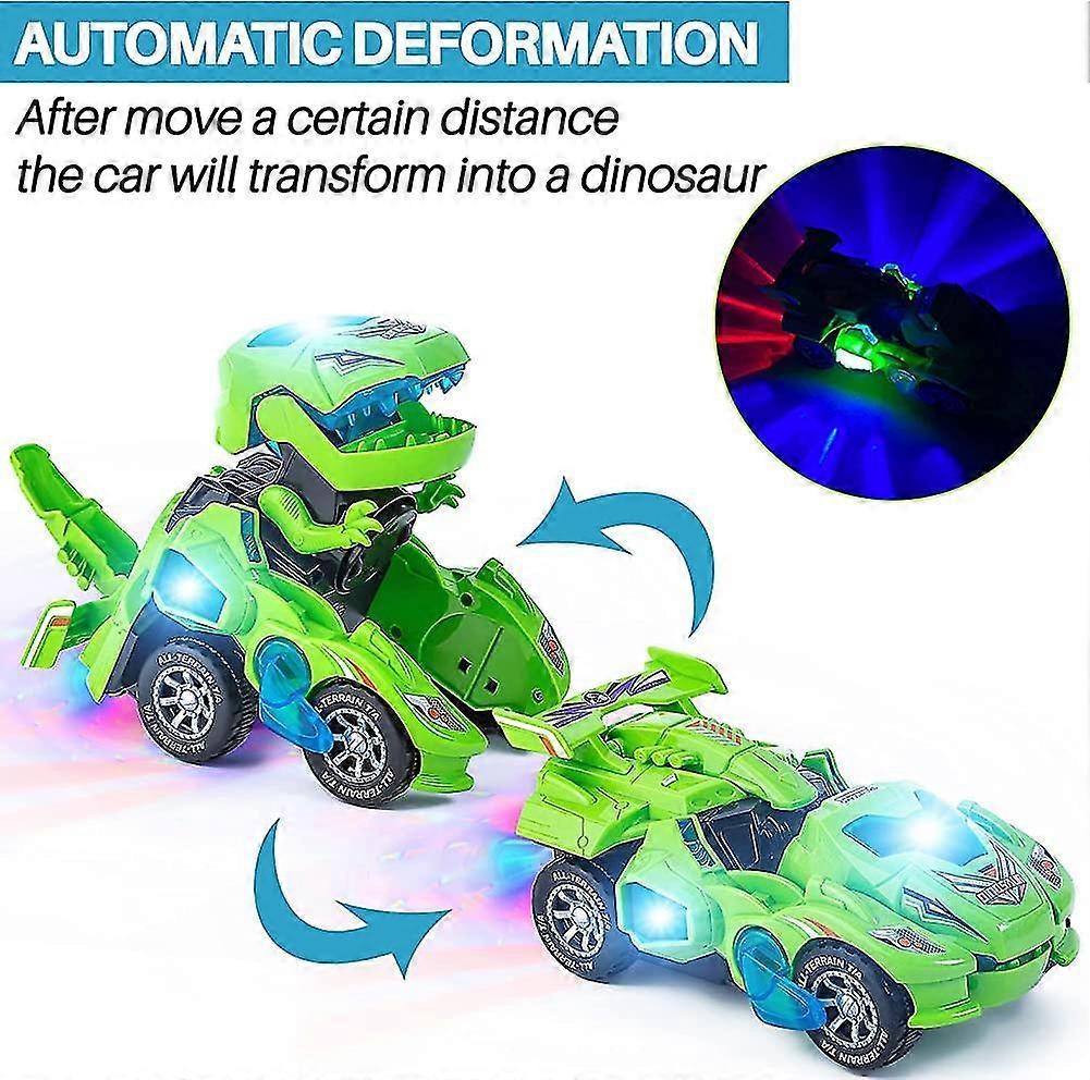 Dinosaur Transforming Car Electric Dinosaur Toys Automatic Transforming Dinosaur
