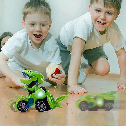Dinosaur Transforming Car Electric Dinosaur Toys Automatic Transforming Dinosaur
