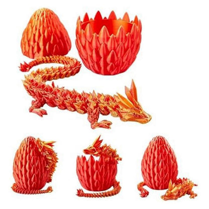 Dragon Egg, Easter Egg,12in Dragon Toy, Dragon Eggs with Dragon Inside,3D Printed Dragon