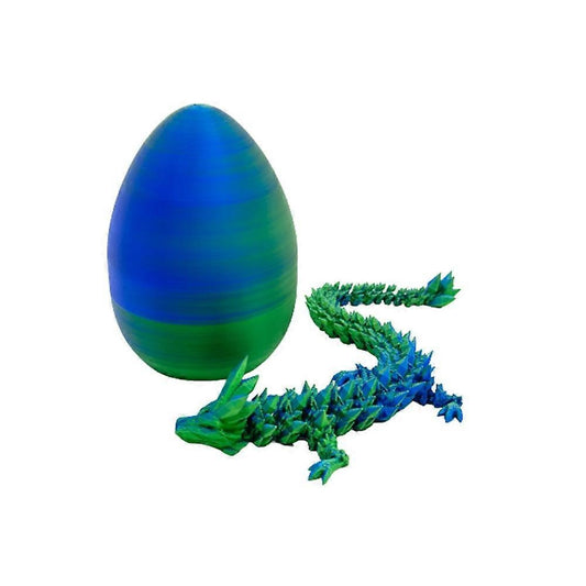 3D Printed Dragon Egg, Surprise Dragon Egg, 3D Printed Articulated Dragon Eggs with Dragon Inside Fidget Toys, Mystery Dragon Egg Gift