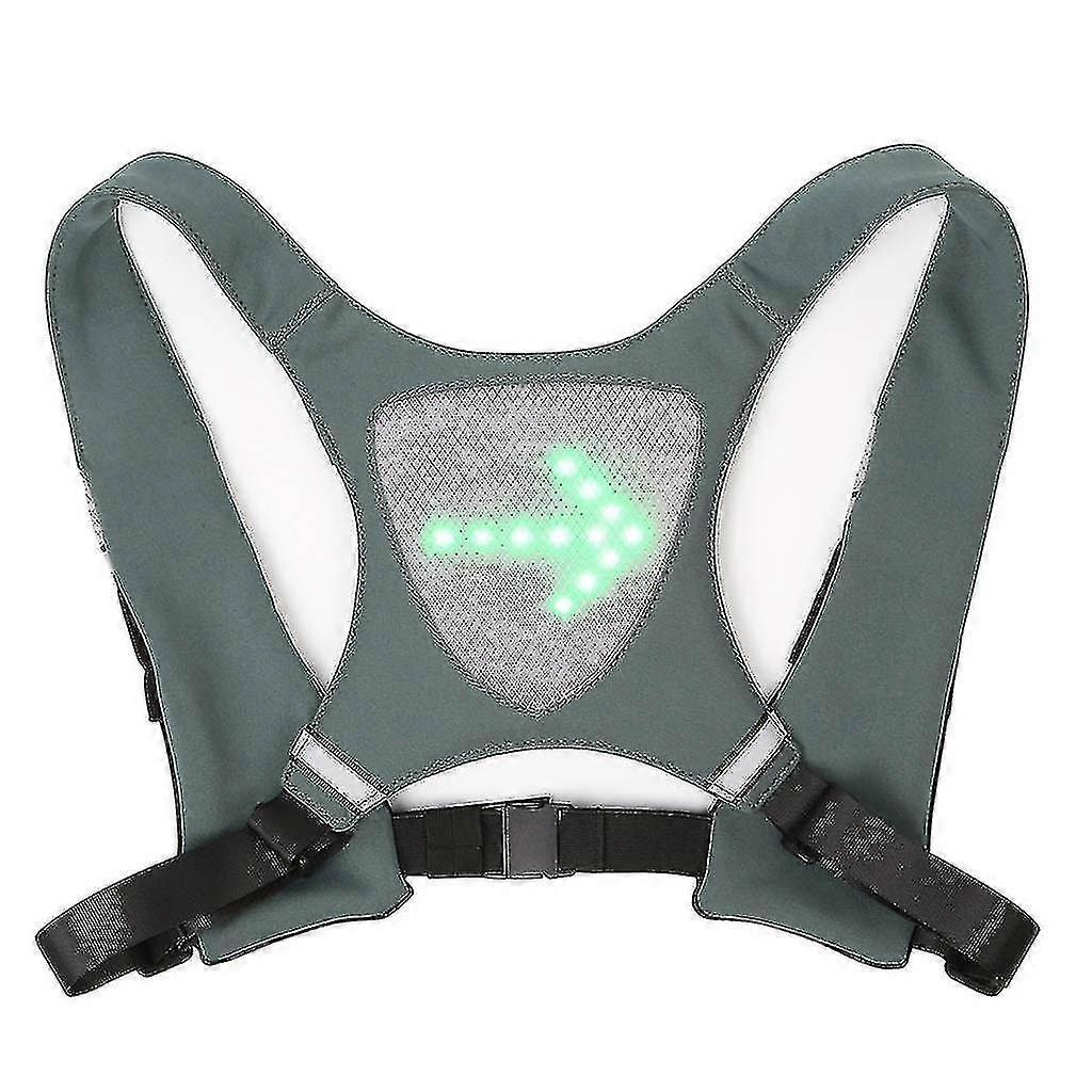 LED Reflective Vest, Adjustable Running Gear for Night Walking & Jogging
