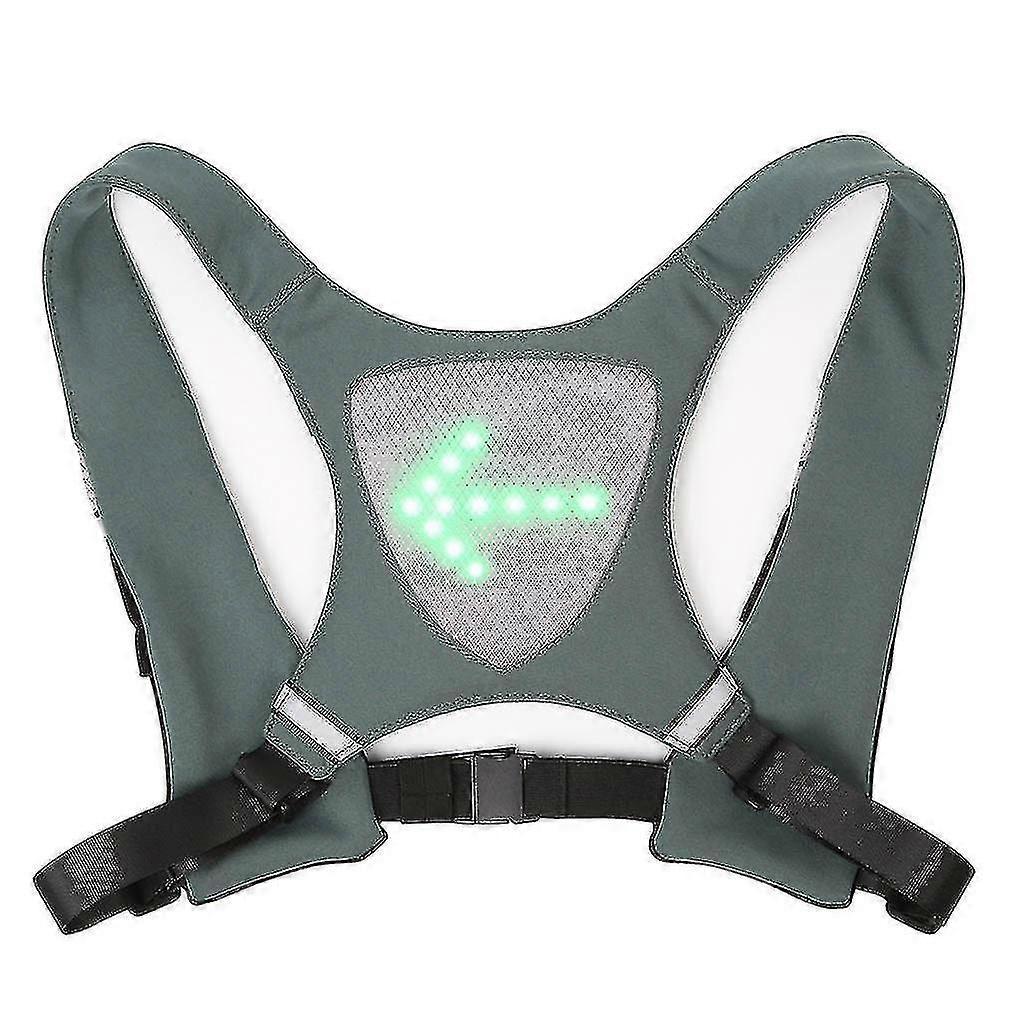 LED Reflective Vest, Adjustable Running Gear for Night Walking & Jogging