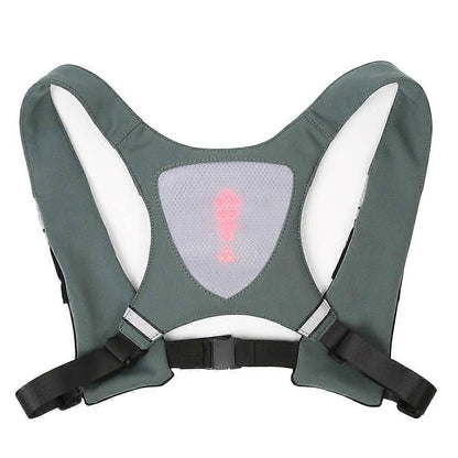LED Running Vest, Reflective Night Gear with Adjustable Waist & Shoulder Straps