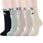 5 Pairs Fluffy Bed Socks for Women Winter Warm Cuddly Christmas Socks