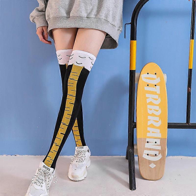 Thermal Knee-High Long Socks Thick Warm Over-the-Calf Winter Socks