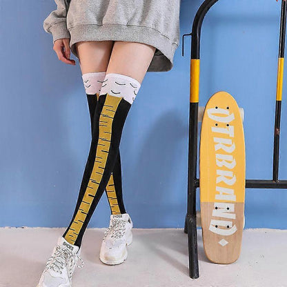 Thermal Knee-High Long Socks Thick Warm Over-the-Calf Winter Socks