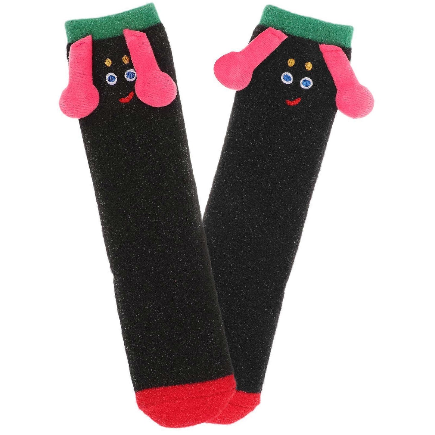 1 Pair Women's Fuzzy Winter Socks Fluffy Cute Sleeping Warm Bed Socks