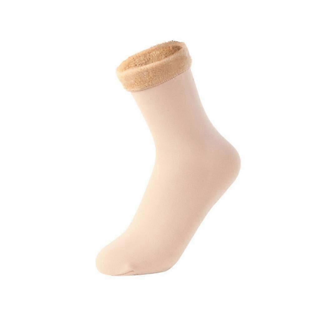 Women's Thermal Winter Socks Thick Fleece Snow Boot Warm Socks