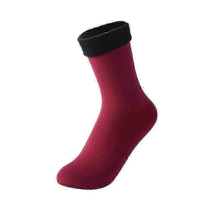 Women's Thermal Winter Socks Thick Fleece Snow Boot Warm Socks