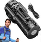 Mini Waterproof LED Flashlight 8.1cm High Lumens Portable Outdoor Torch