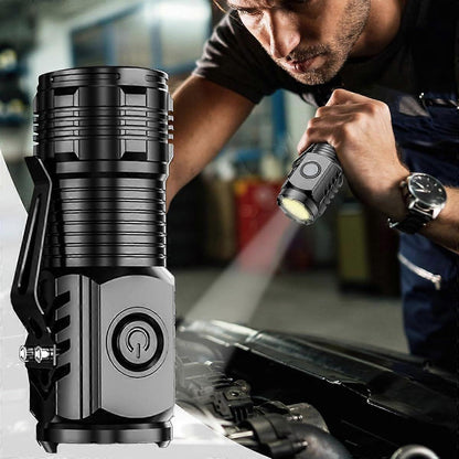 Mini Waterproof LED Flashlight 8.1cm High Lumens Portable Outdoor Torch