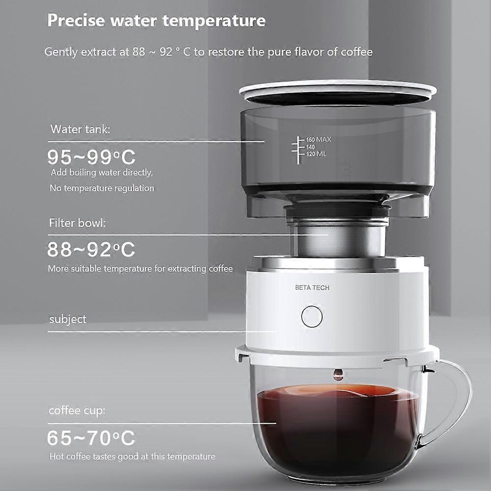 Portable Electric Coffee Grinder - Automatic Travel Bean Grinder for Outdoor Use