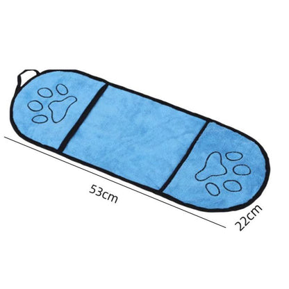 Hand-Insert Pet Absorbent Towel, Quick-Drying Bath Towel for Dogs & Cats—Yellow