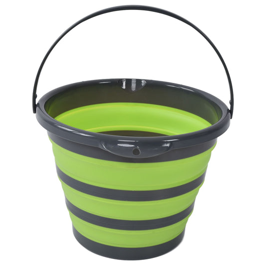 Collapsible Bucket Folding Portable Handheld Water Basin Container for Fishing Outdoor Use 10L