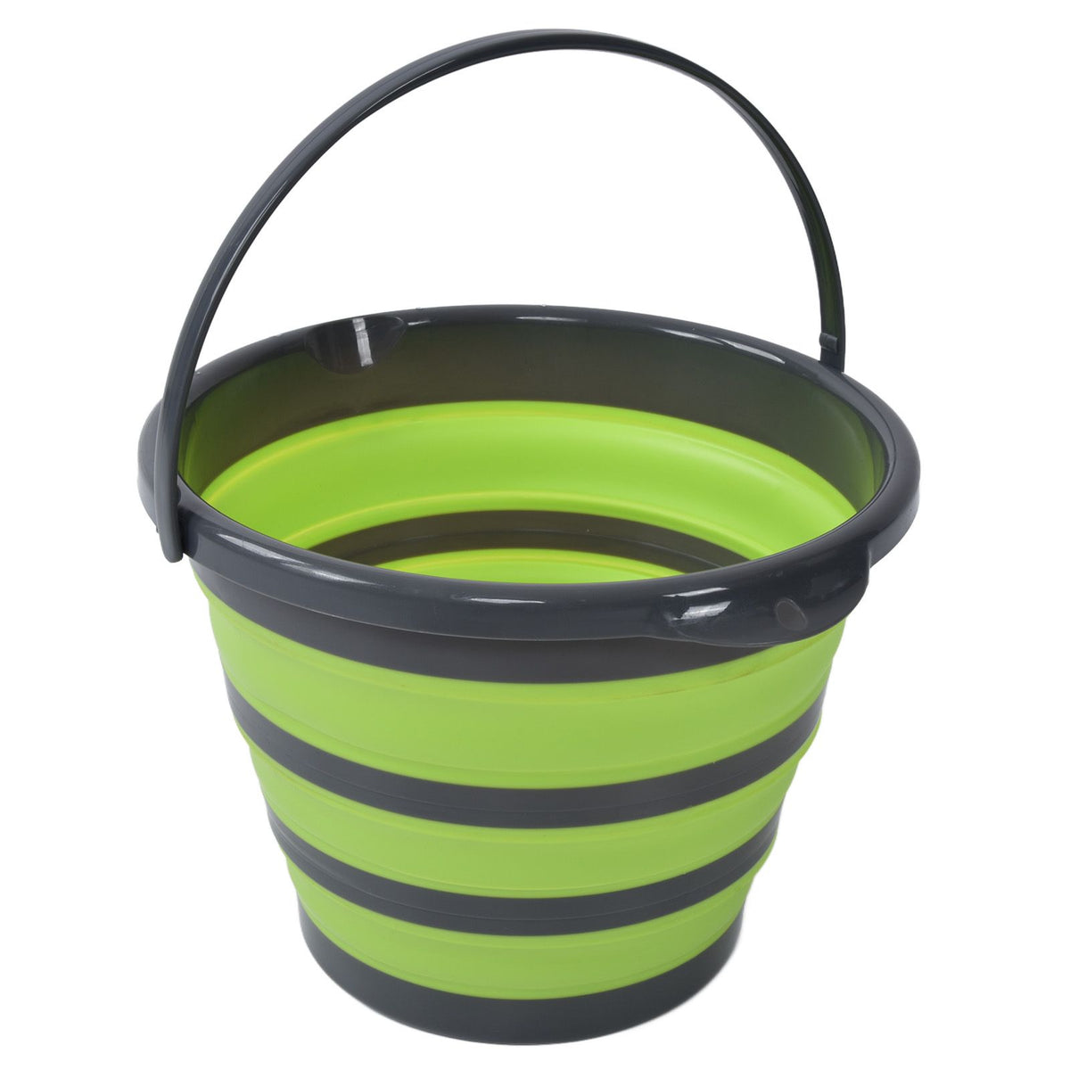 Collapsible Bucket Folding Portable Handheld Water Basin Container for Fishing Outdoor Use 10L