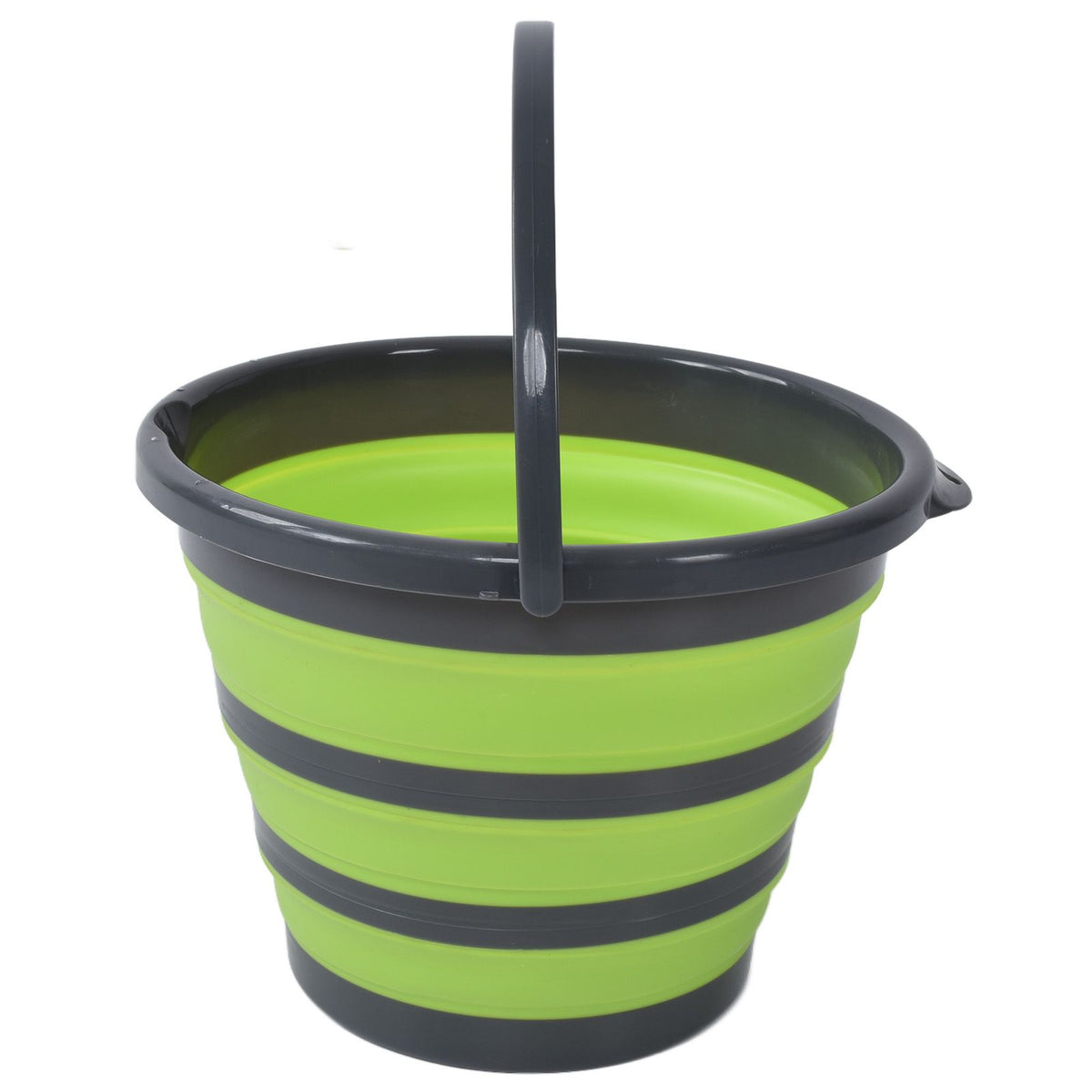 Collapsible Bucket Folding Portable Handheld Water Basin Container for Fishing Outdoor Use 10L
