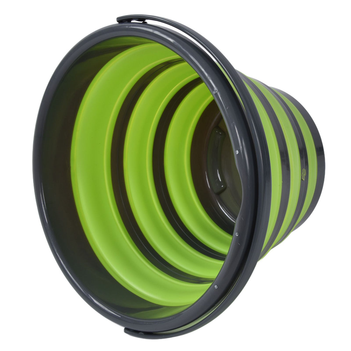 Collapsible Bucket Folding Portable Handheld Water Basin Container for Fishing Outdoor Use 10L