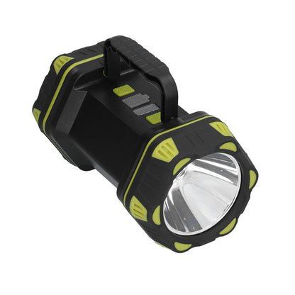 Handheld Flashlight 8 Gears Modes Adjustable Waterproof Rechargeable LED Flashlight with USB Cable for Outdoor Home