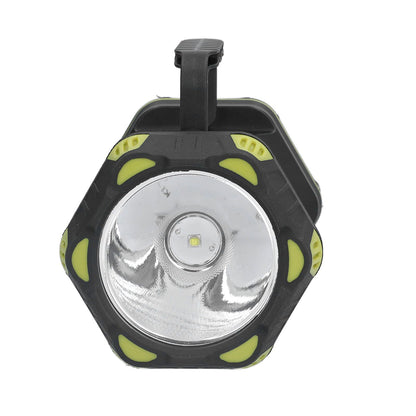 Handheld Flashlight 8 Gears Modes Adjustable Waterproof Rechargeable LED Flashlight with USB Cable for Outdoor Home