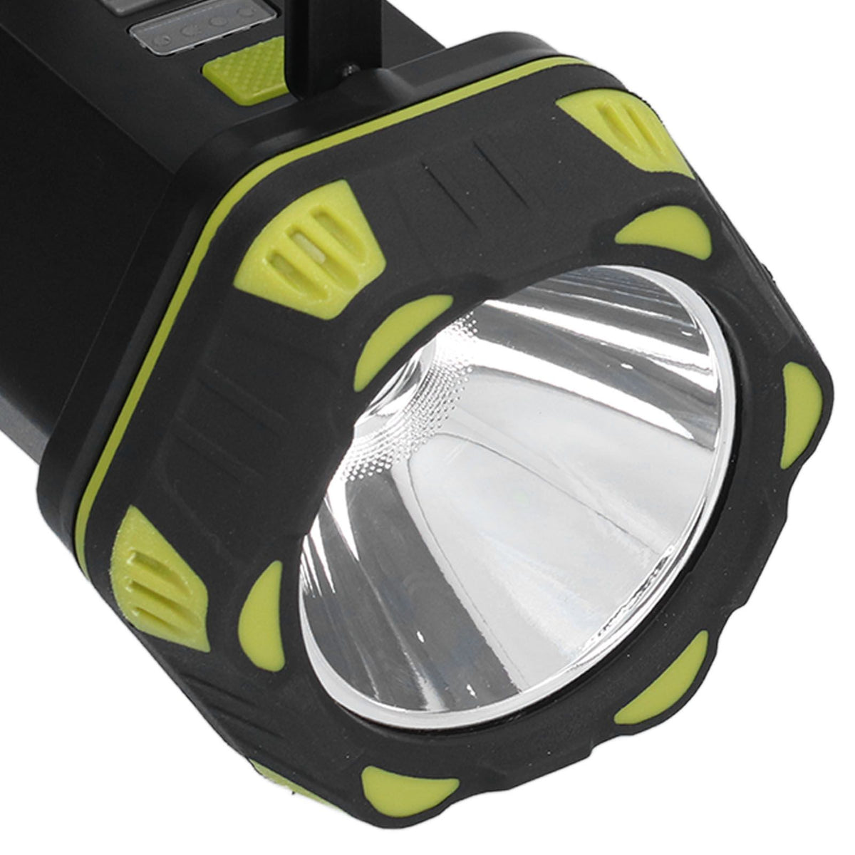 Handheld Flashlight 8 Gears Modes Adjustable Waterproof Rechargeable LED Flashlight with USB Cable for Outdoor Home